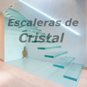 escaleras de cristal