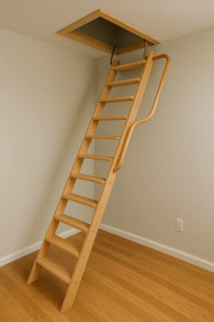 En Escaldecor podrás encontrar tus escaleras escamoteables con pasamanos